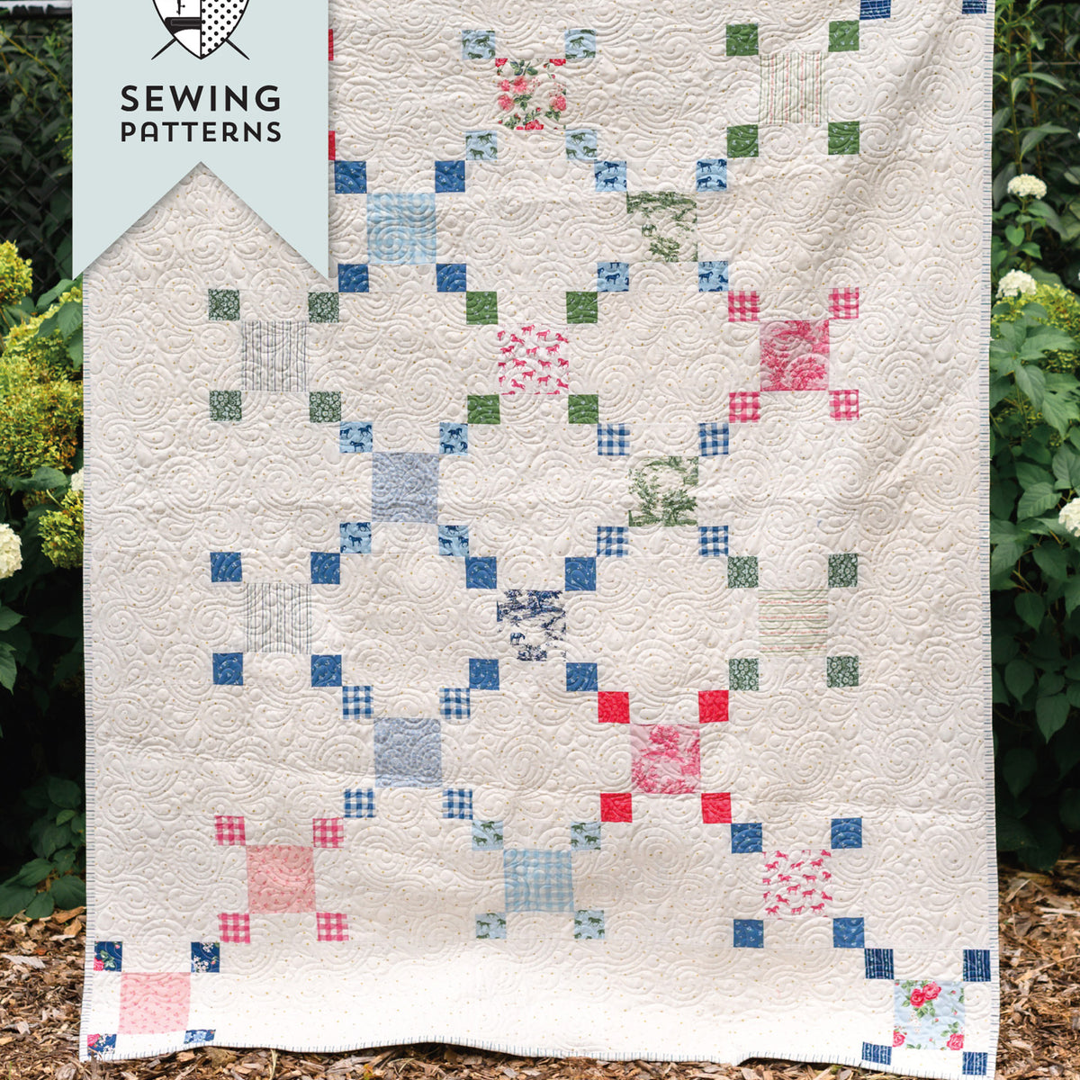Blue Ribbon Shortcut Quilt Pattern | Digital PDF Quilt Pattern 