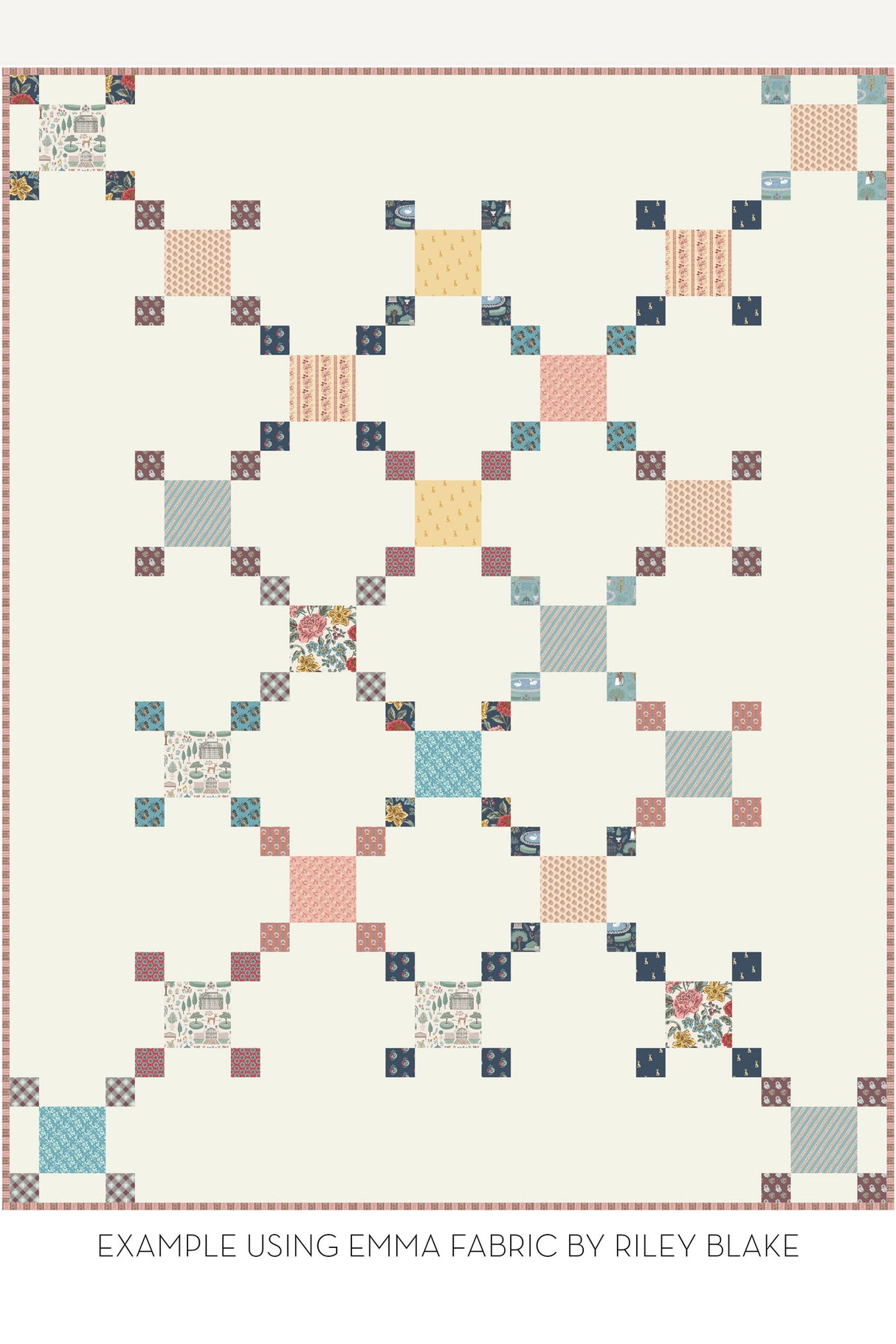 Blue Ribbon Shortcut Quilt Pattern | Digital PDF Quilt Pattern