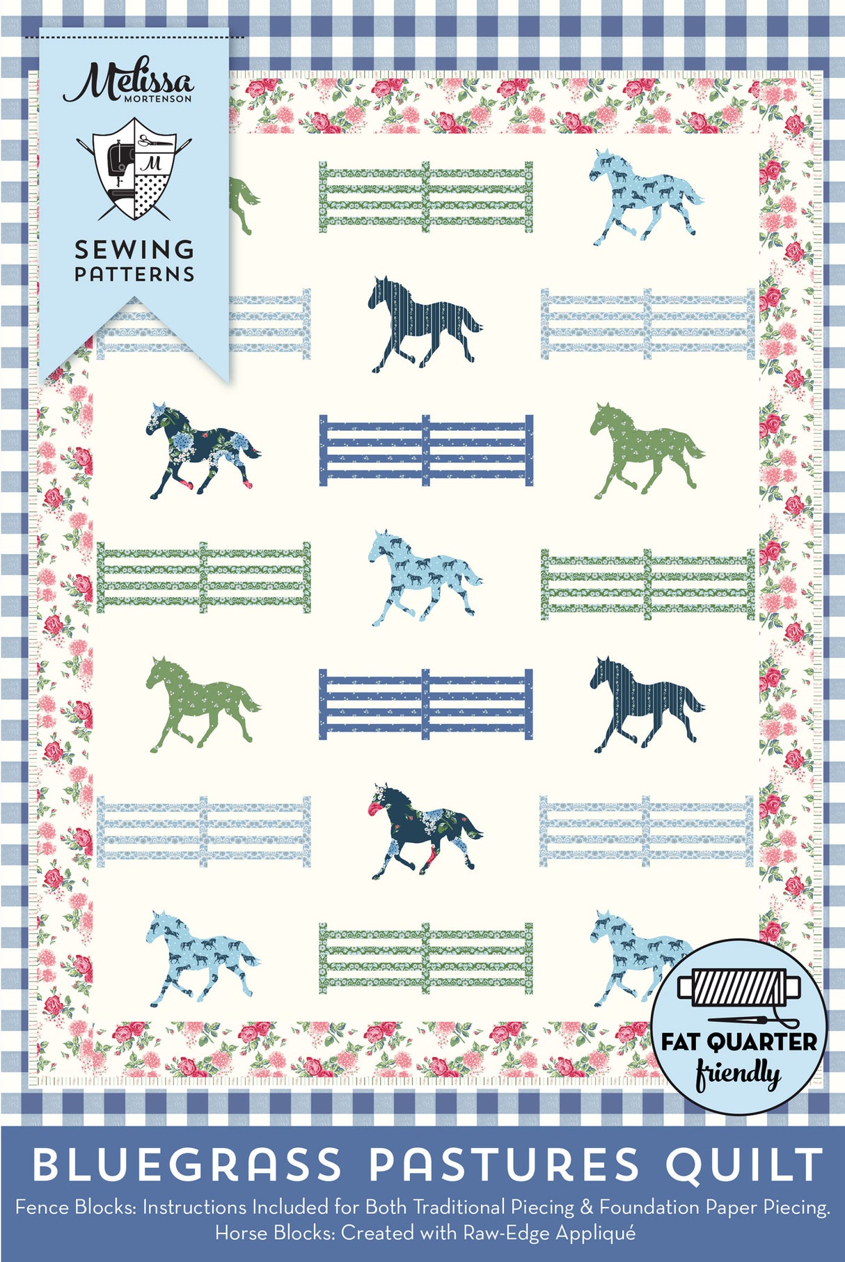 Bluegrass Pastures Quilt Pattern - Digital PDF Pattern