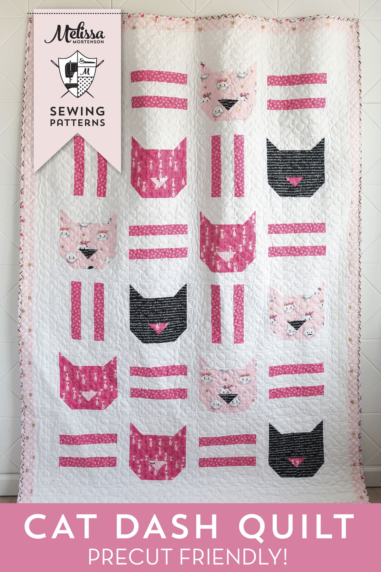 Cat Dash Quilt Pattern | Printed Pattern Copy