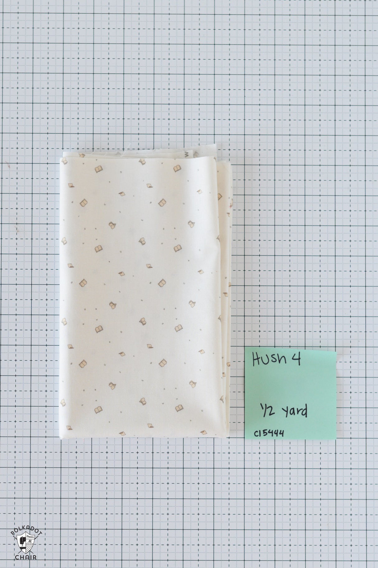 Hush 4 Book Club Fabric by Riley Blake Designs; 1/2 Yard Cut