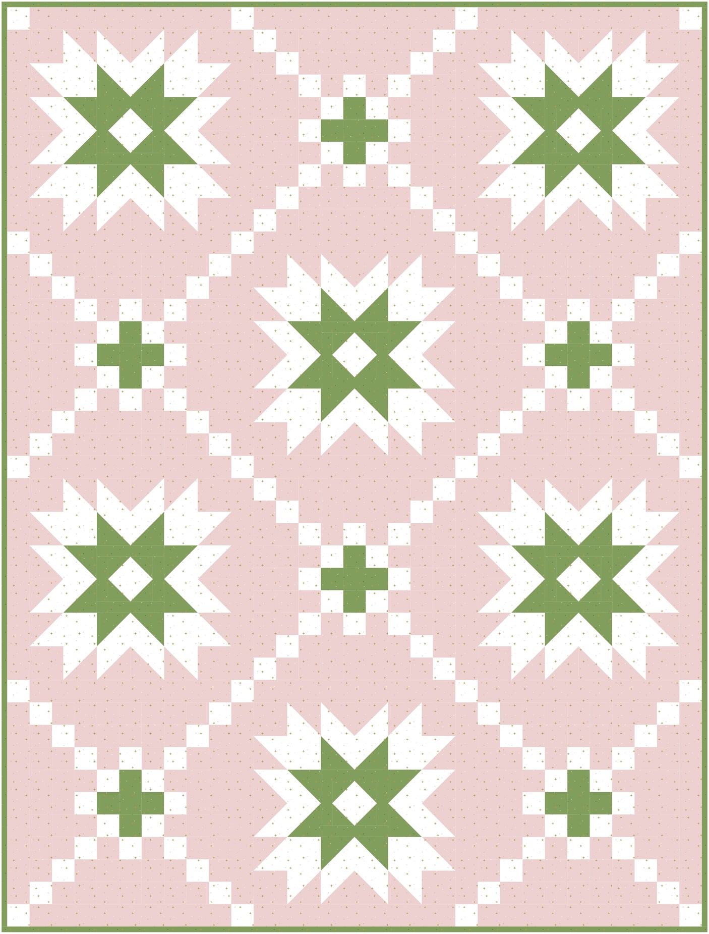 Arctic Sparkler Quilt Pattern | Digital PDF Quilt Pattern