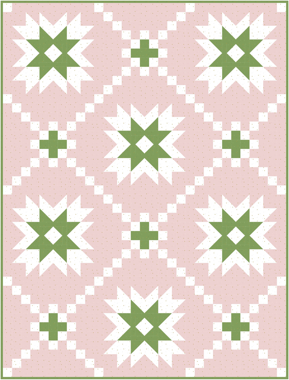 Arctic Sparkler Quilt Pattern | Digital PDF Quilt Pattern