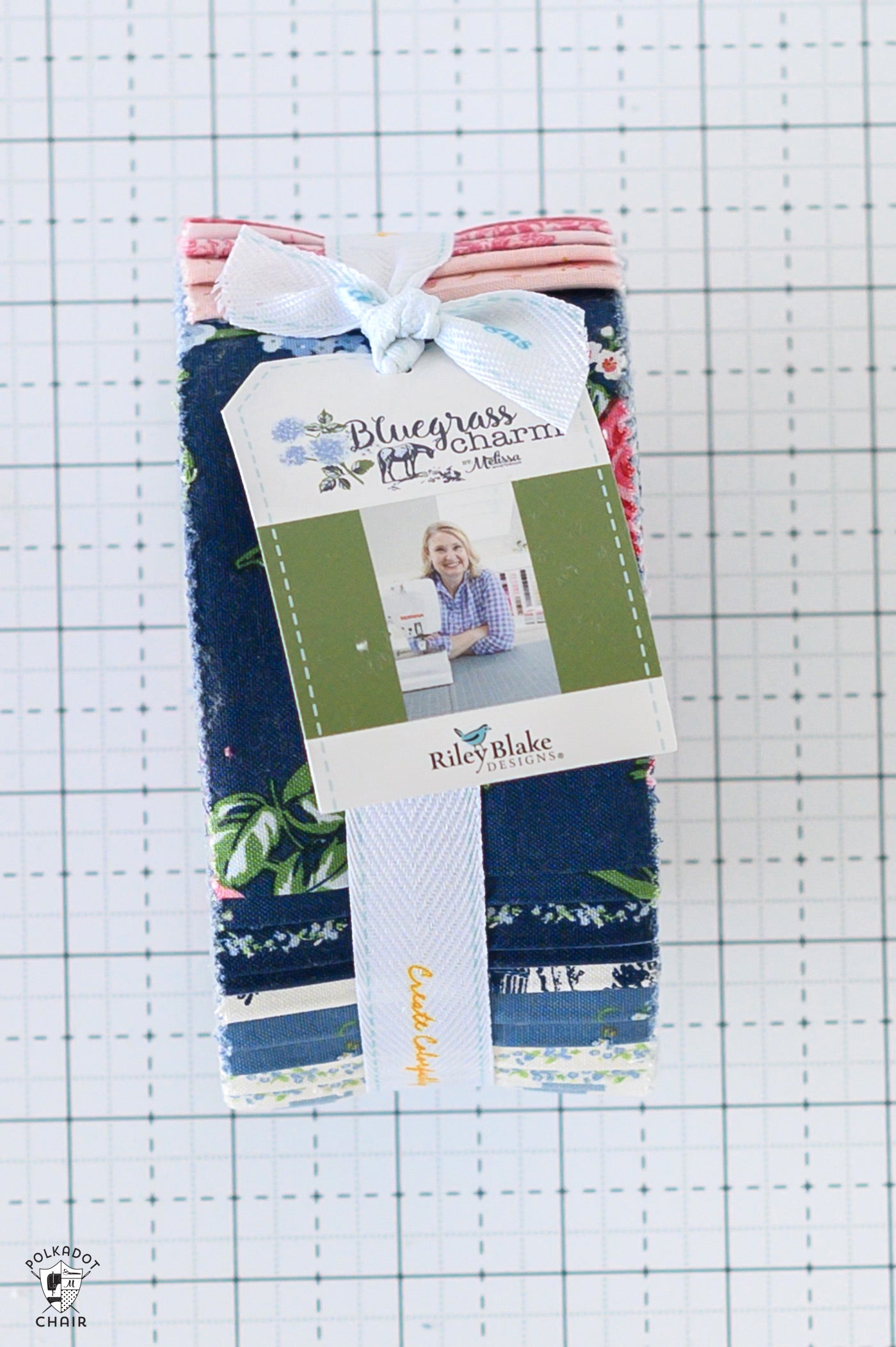Bluegrass Charm Fabric 2 1/2" Precut Roll; Rolie Polie
