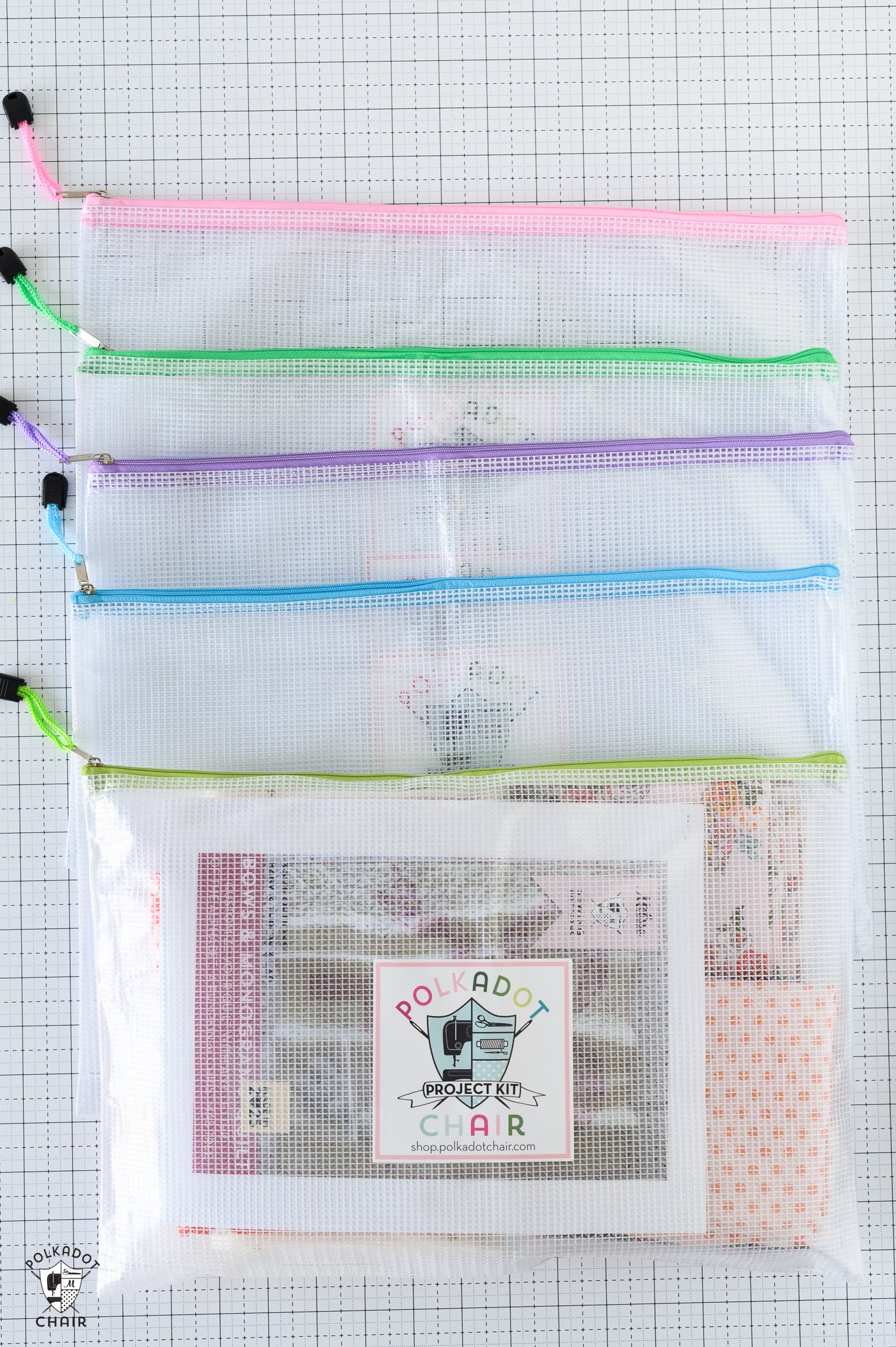 Bows and Monograms Quilt Kit; Includes Fabric and Pattern