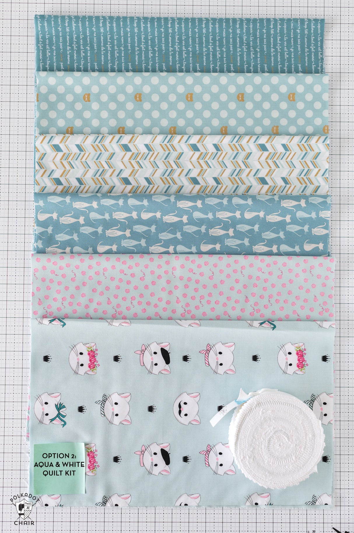 Cat Dash Quilt Kit: Fabric & Pattern