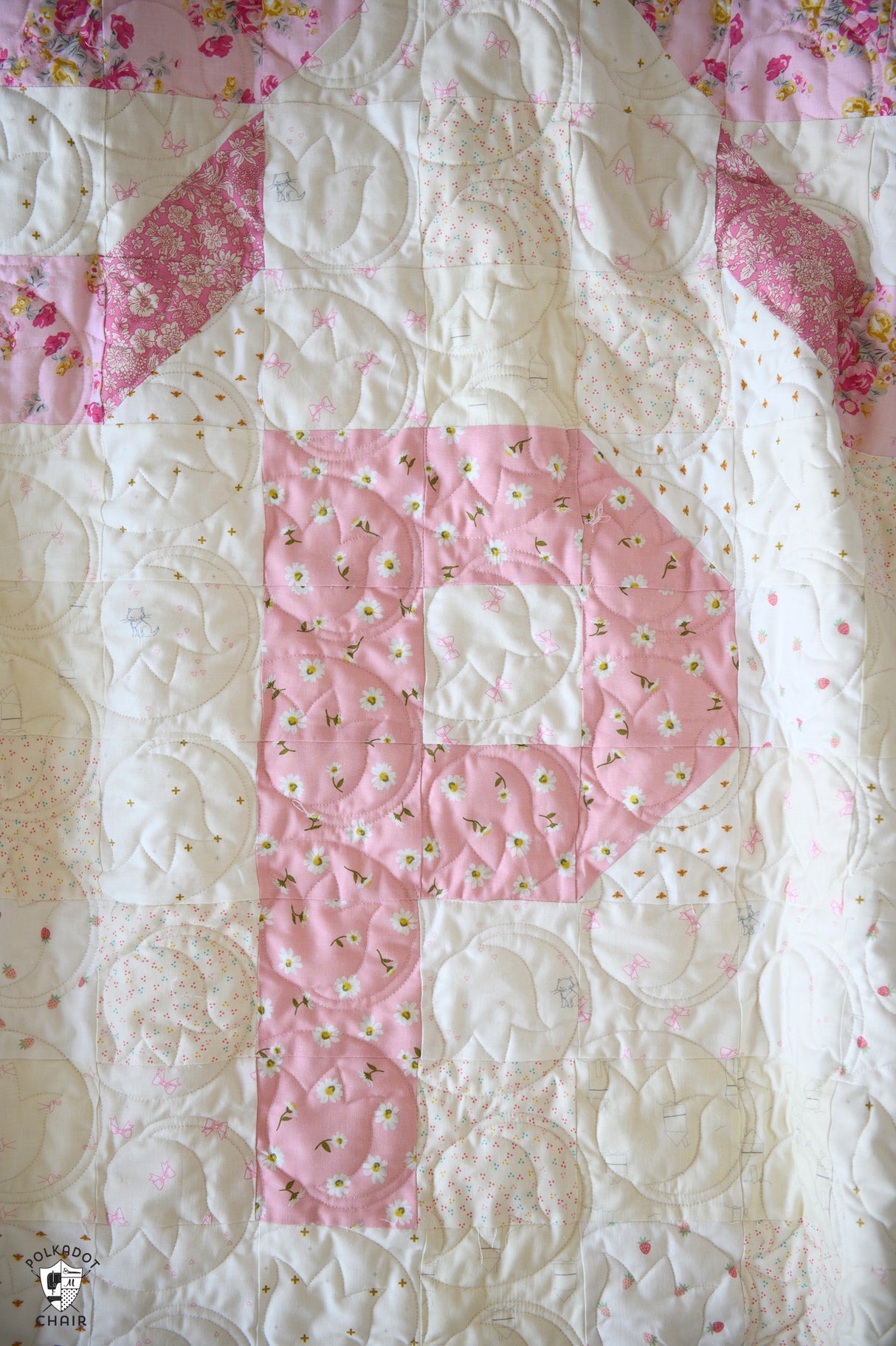 Bows and Monograms Quilt Pattern with Holiday Version | Digital PDF Pattern