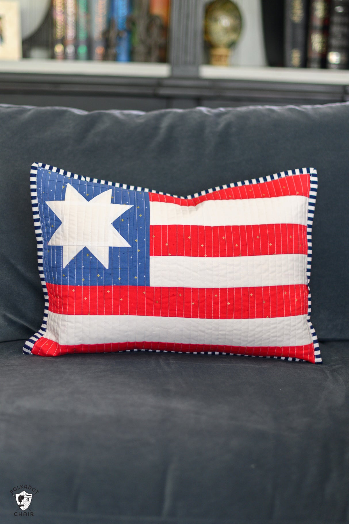 Summer Sparkler Quilted Pillow Pattern; Digital PDF Pattern