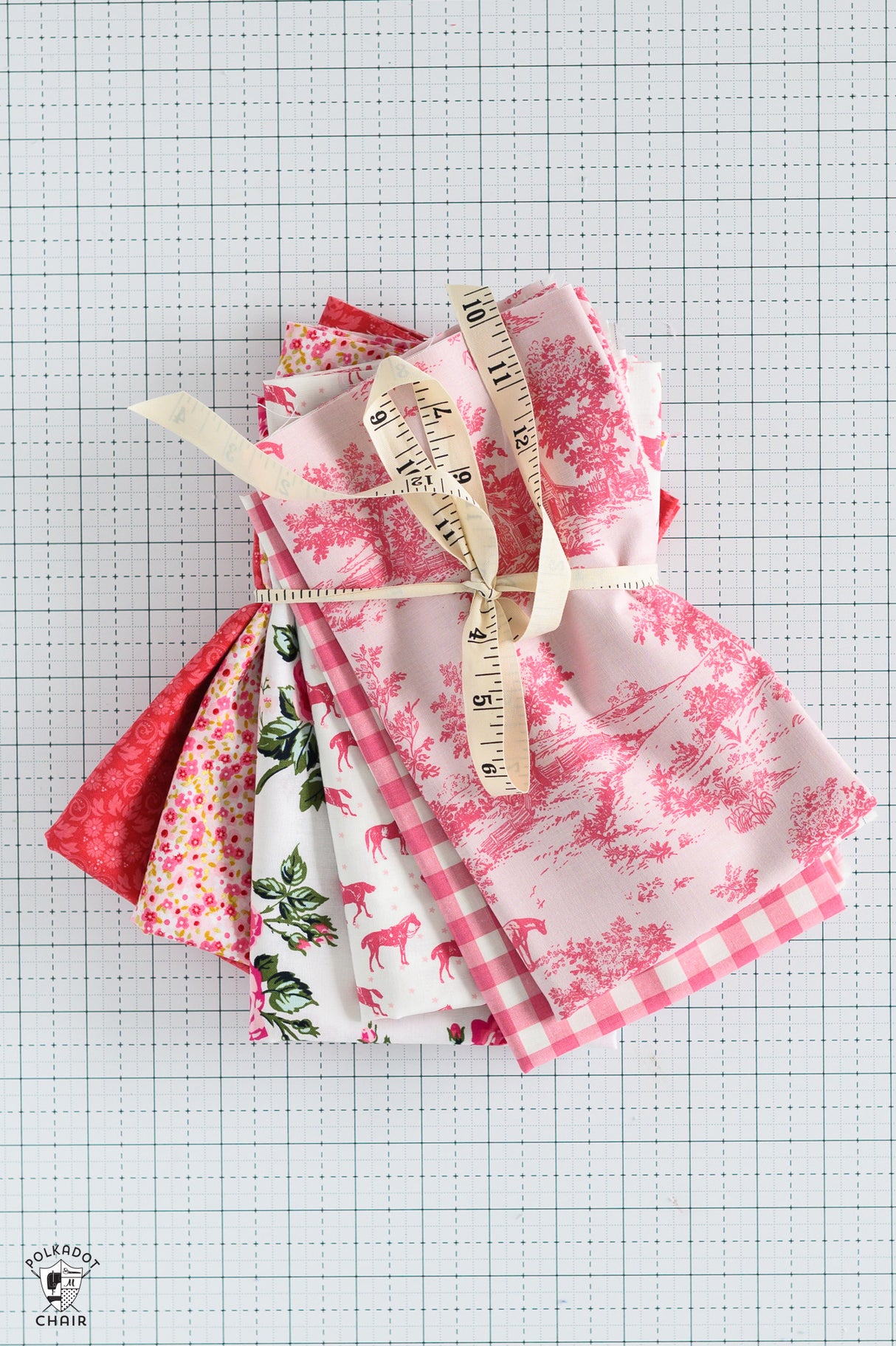 Bluegrass Charm Fabric Bundle; Pink