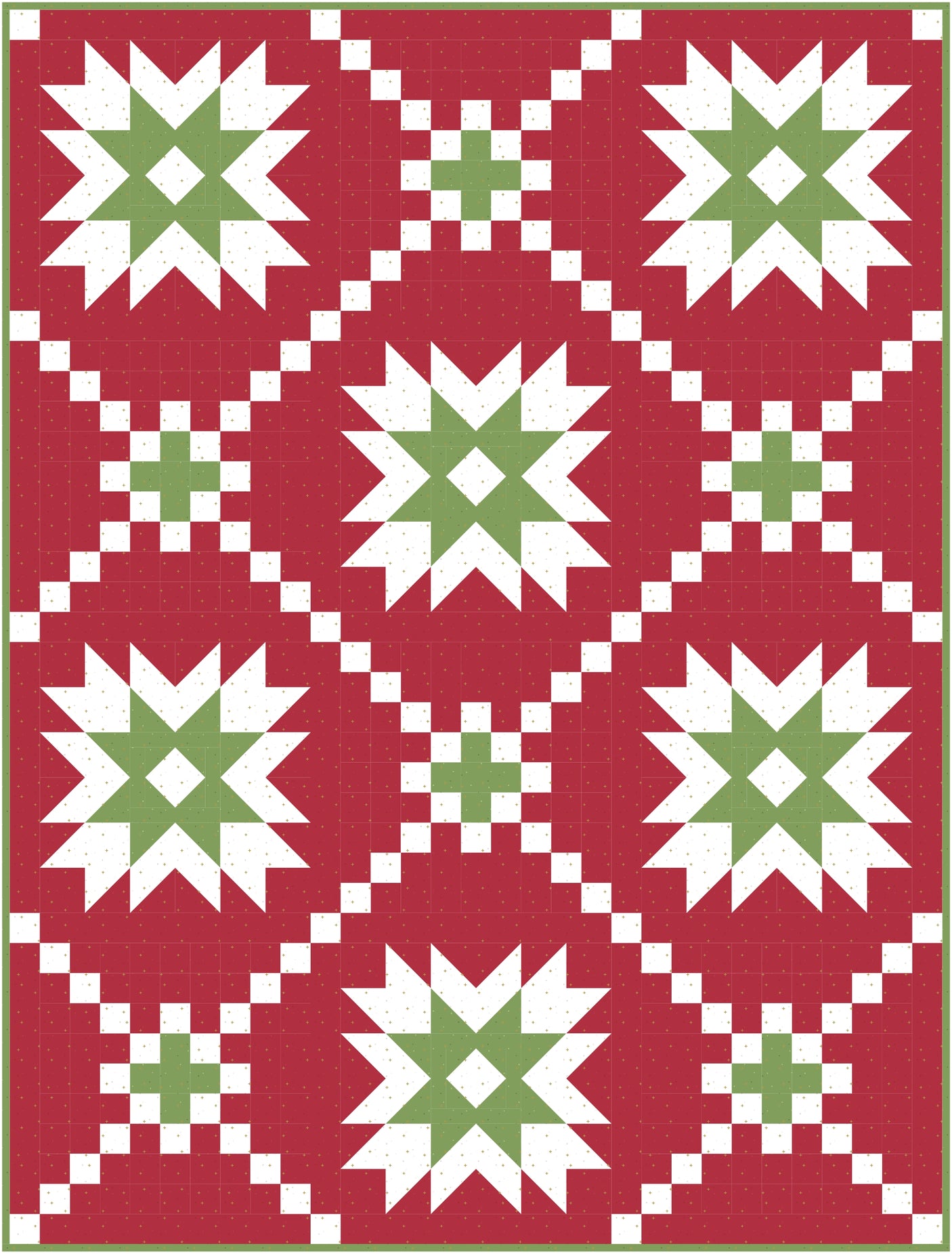 Arctic Sparkler Quilt Pattern | Digital PDF Quilt Pattern