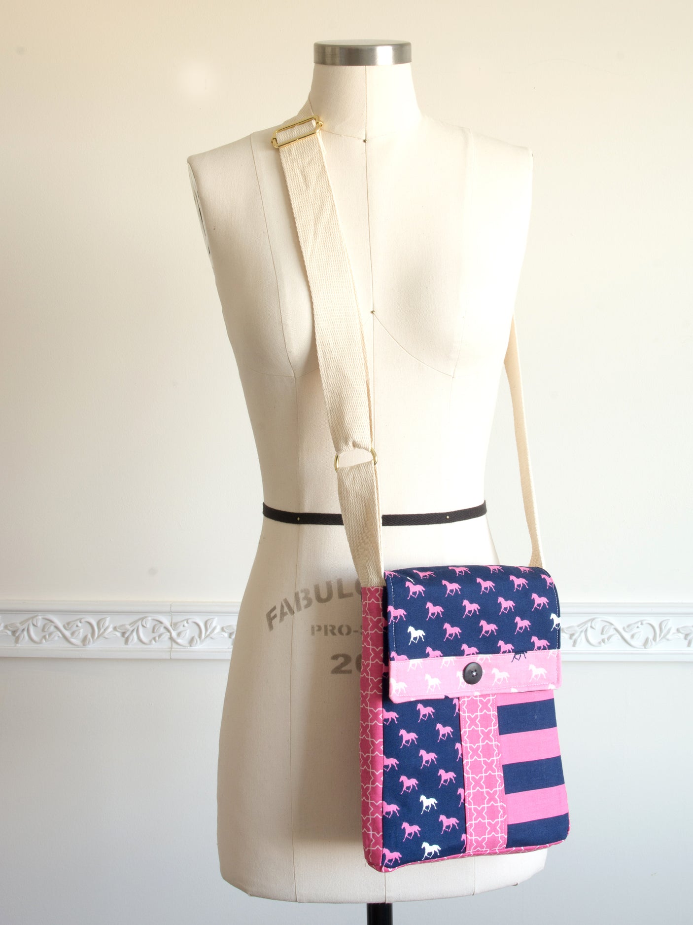 June Bag, Mini Messenger Bag Sewing Pattern | Digital PDF Pattern