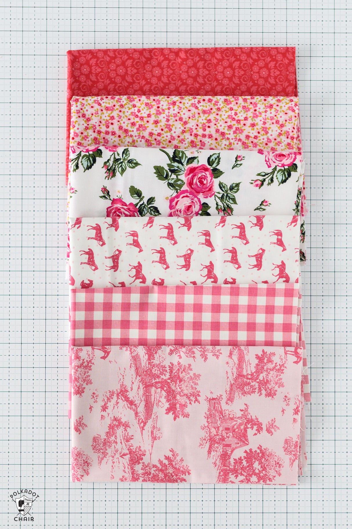 Bluegrass Charm Fabric Bundle; Pink