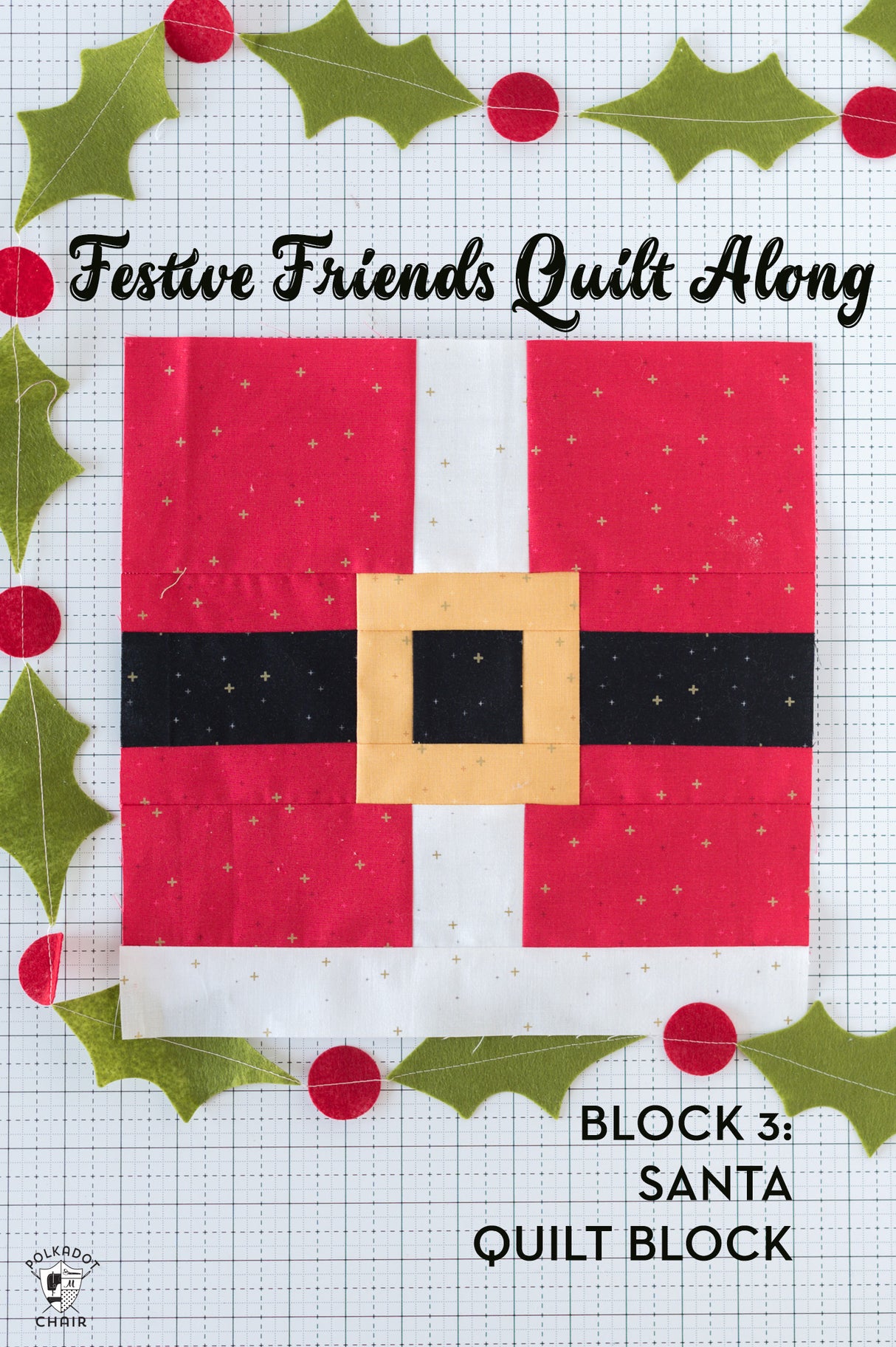 Festive Friends Christmas Quilt Complete Pattern | Digital PDF Pattern