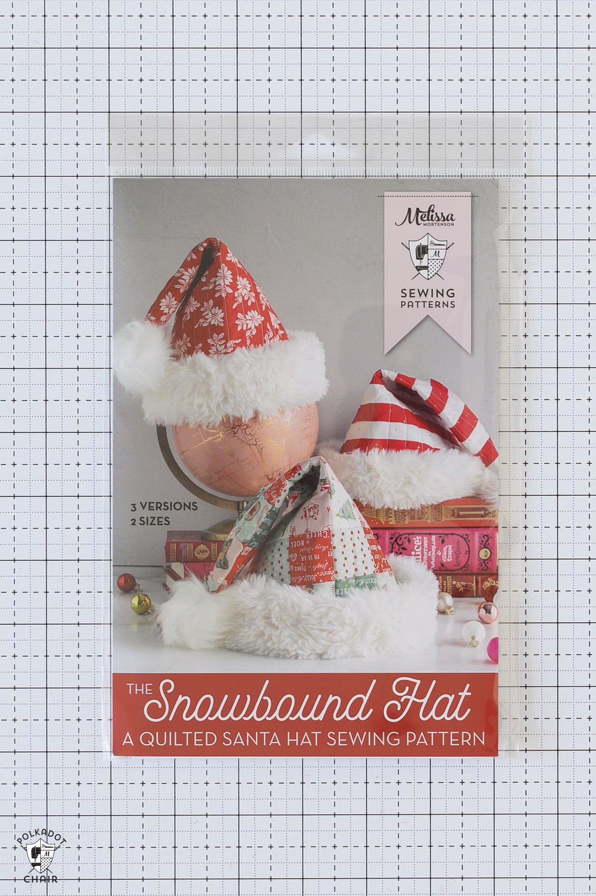 Snowbound Quilted Santa Hat Sewing Pattern | Printed Pattern