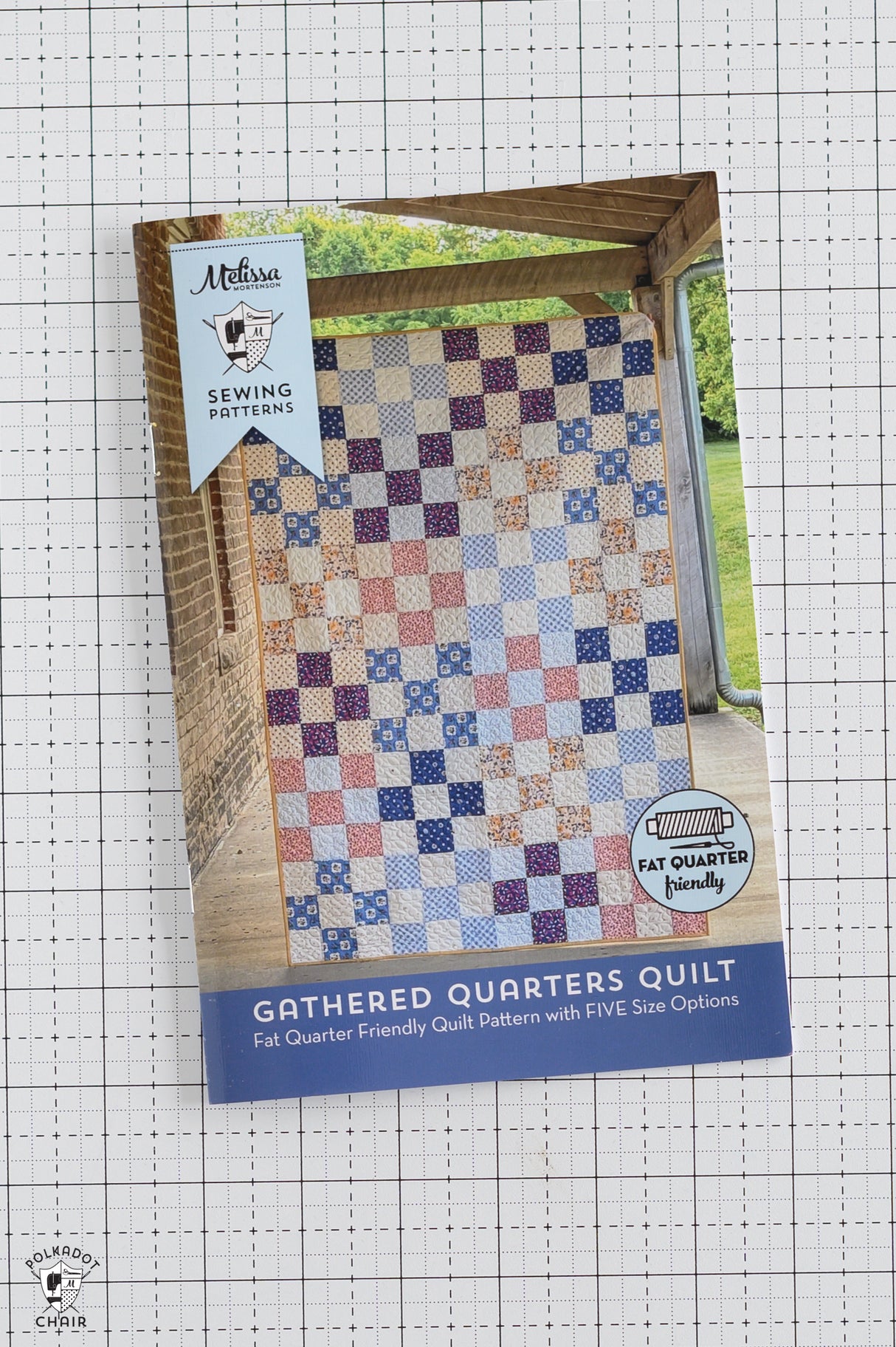 Gathered Quarters Quilt Pattern - Printed Copy