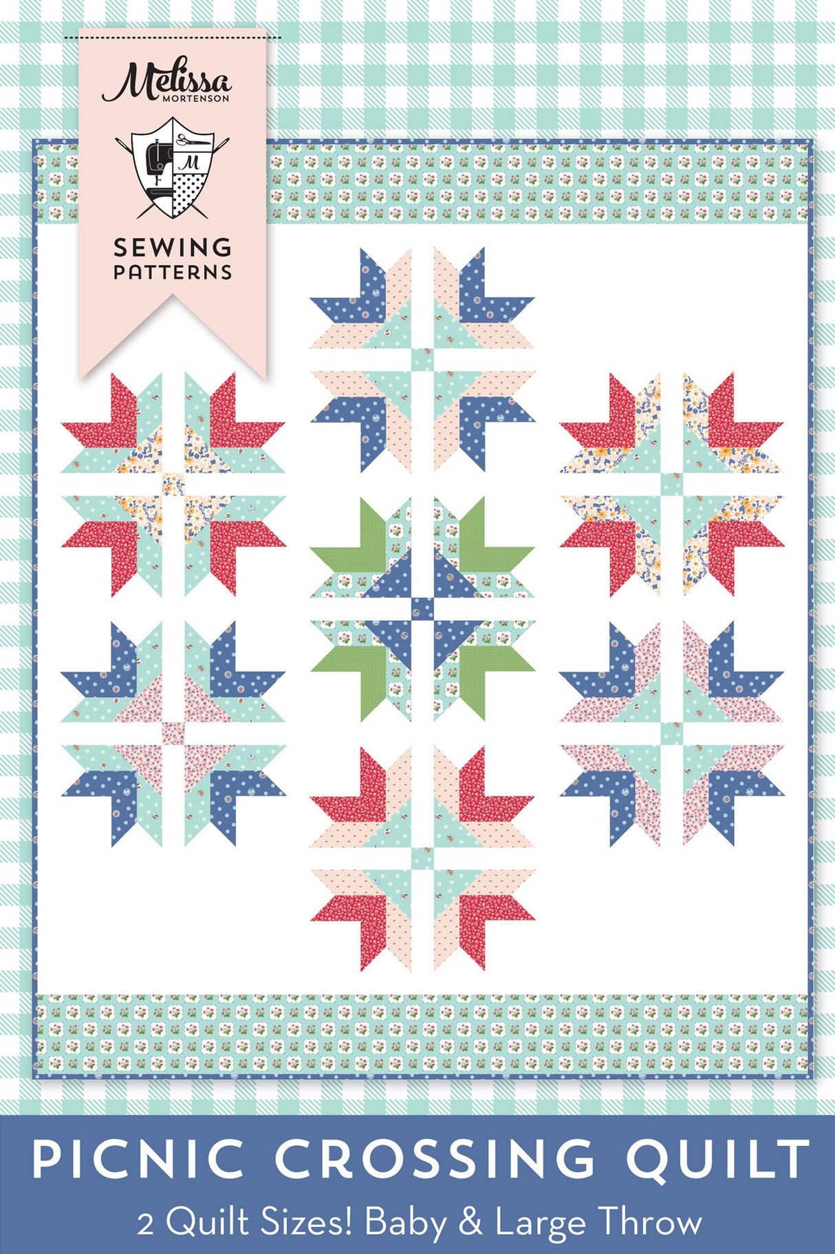 Picnic Crossing Quilt Patterns; Package of 6 | Wholesale Only