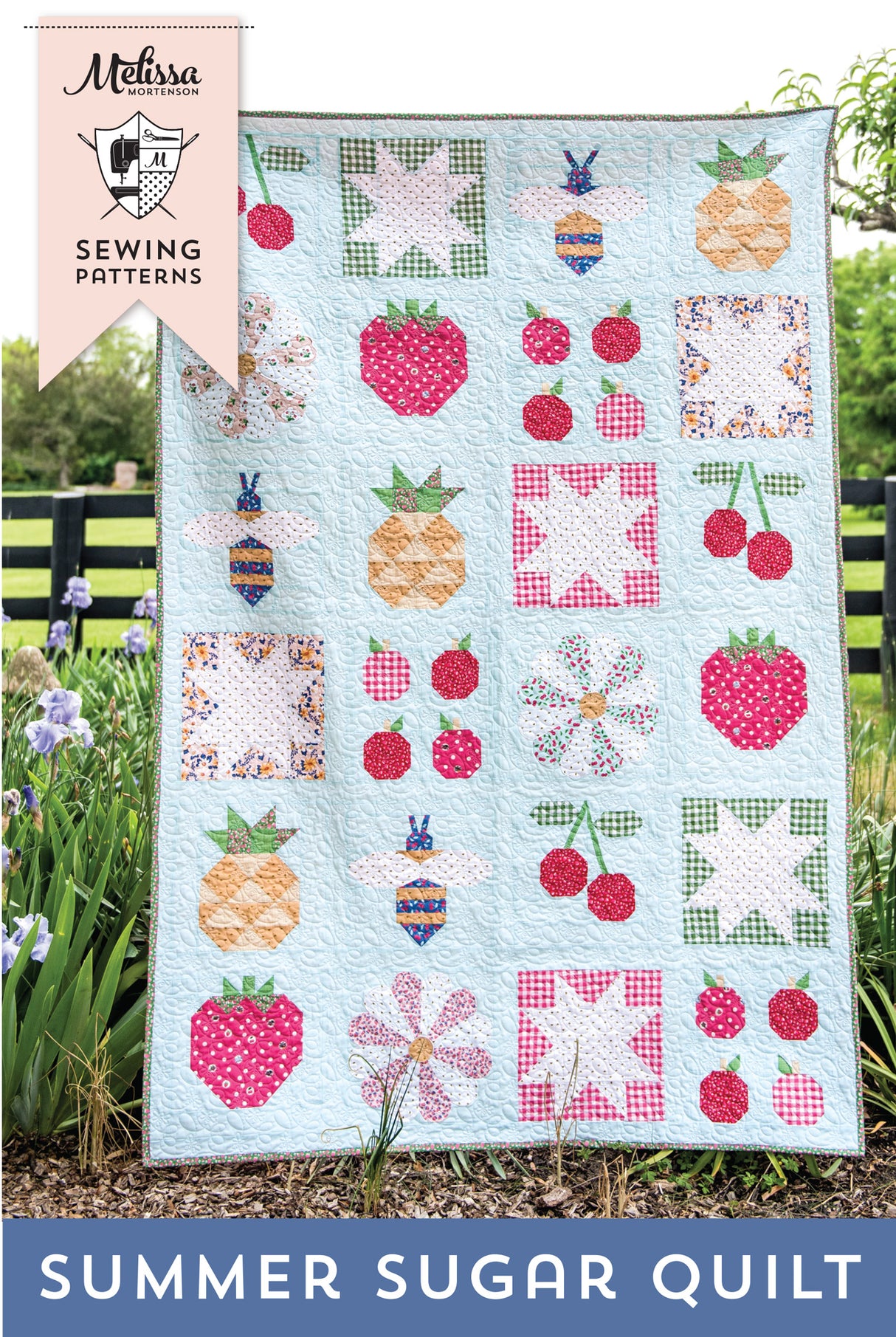 Summer Sugar Quilt Pattern | Printed Pattern