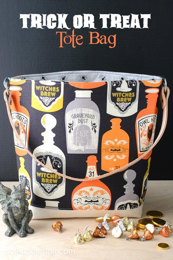 Halloween Pillow, Bag & Table Topper Bundle | Digital PDF Pattern - Polka Dot Chair Patterns by Melissa Mortenson