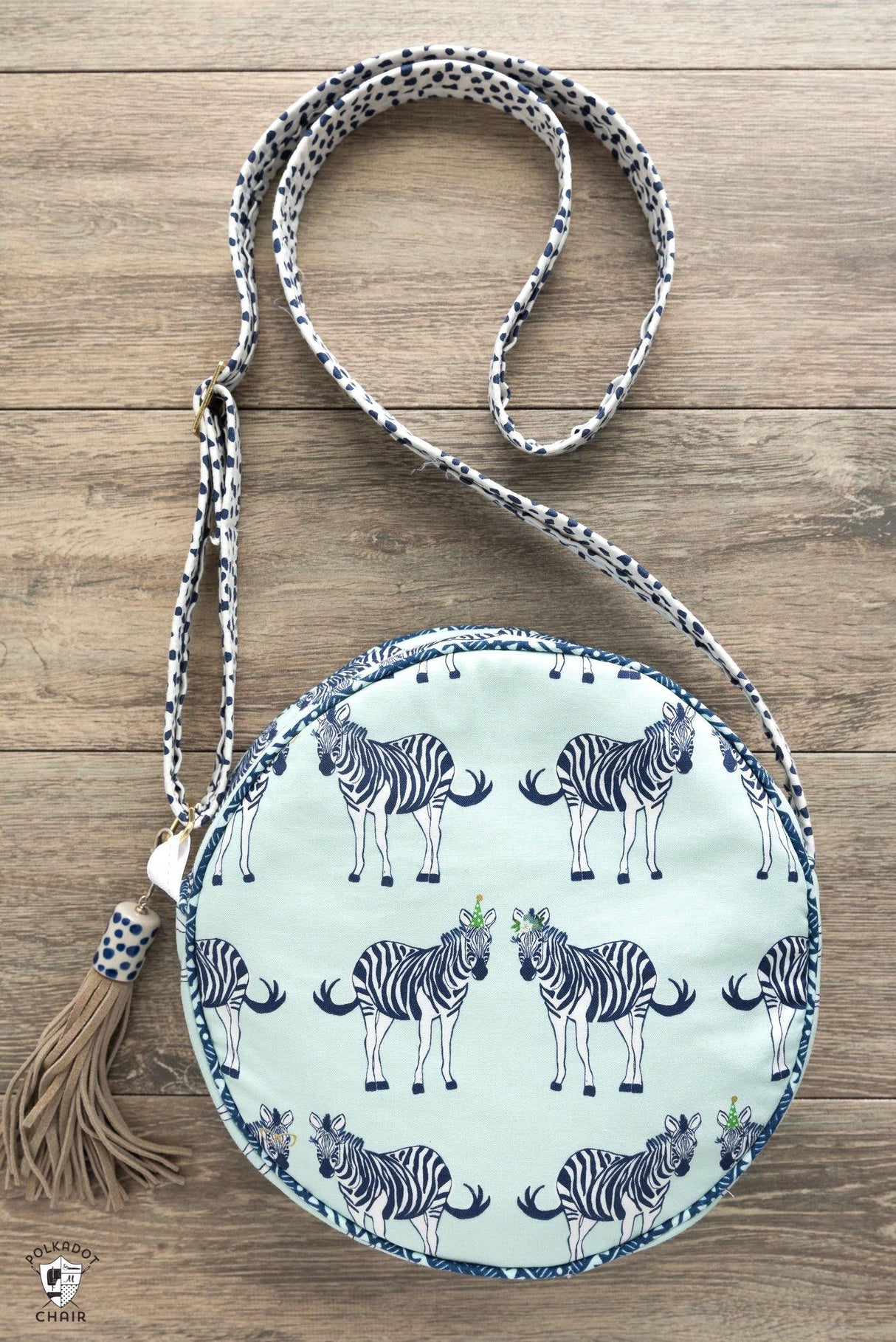 Alice Bag Circle Purse Sewing Pattern | Printed Pattern