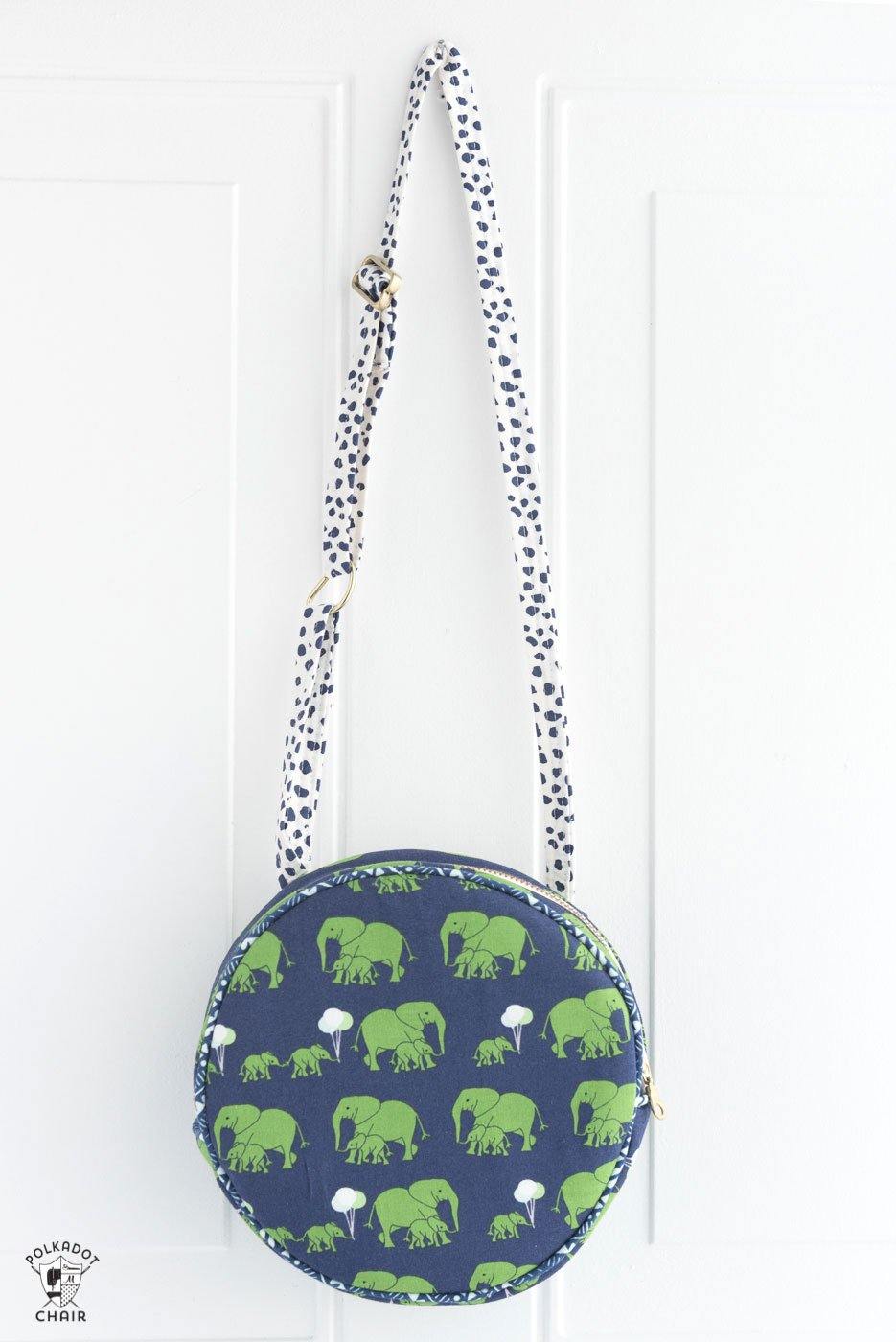 Alice Bag Circle Purse Sewing Pattern | Printed Pattern