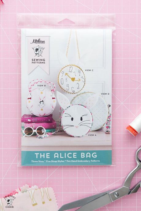 Alice Bag Circle Purse Sewing Pattern | Printed Pattern