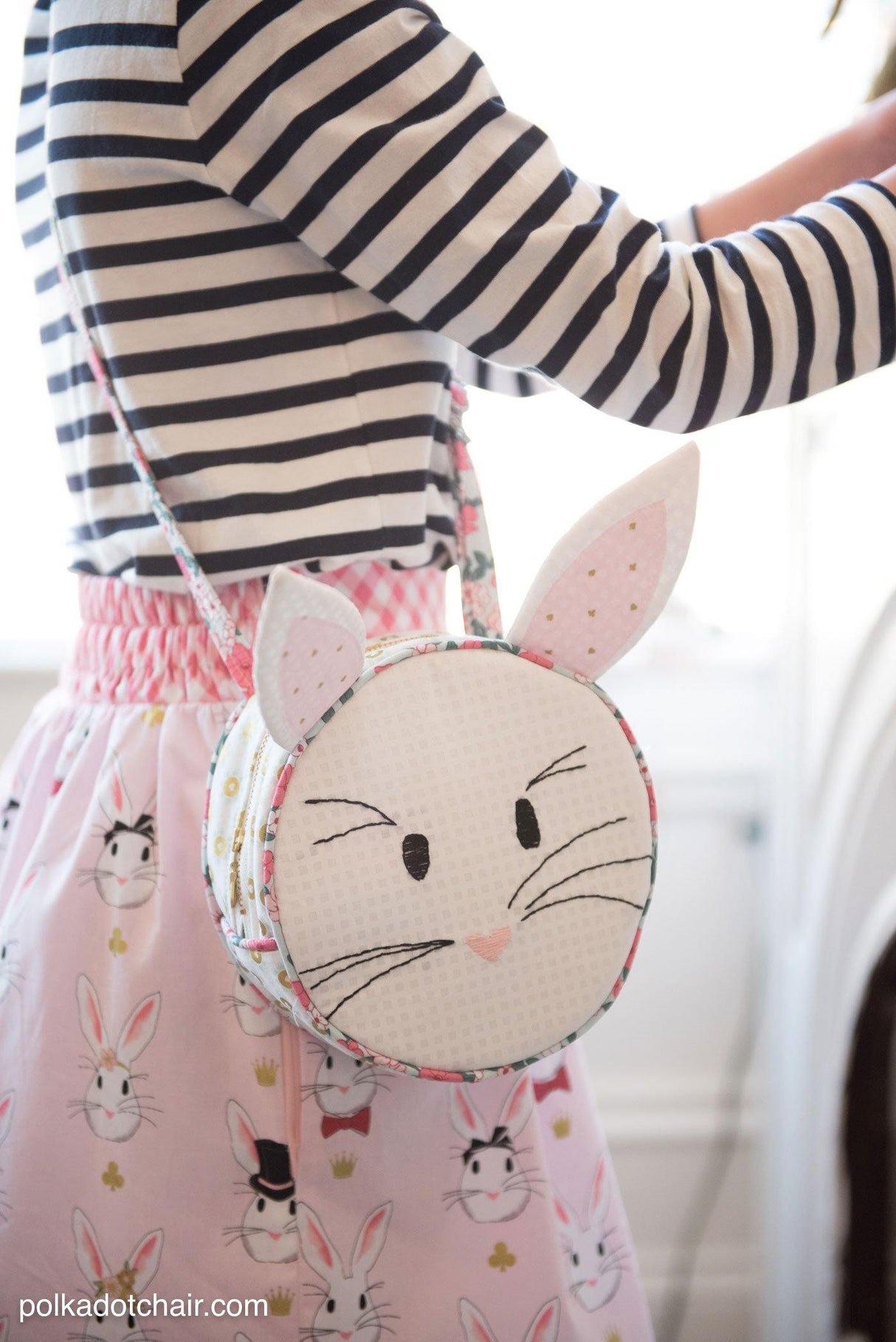 Alice Bag Circle Purse Sewing Pattern | Printed Pattern