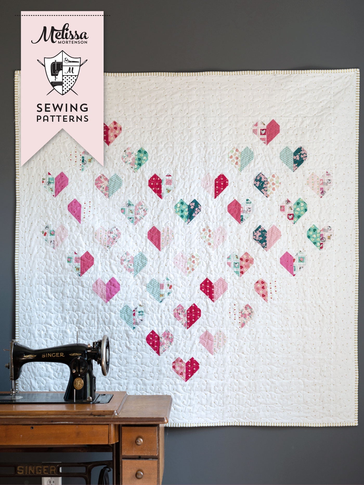 Heart of Hearts Quilt Pattern | Printed Quilt Pattern