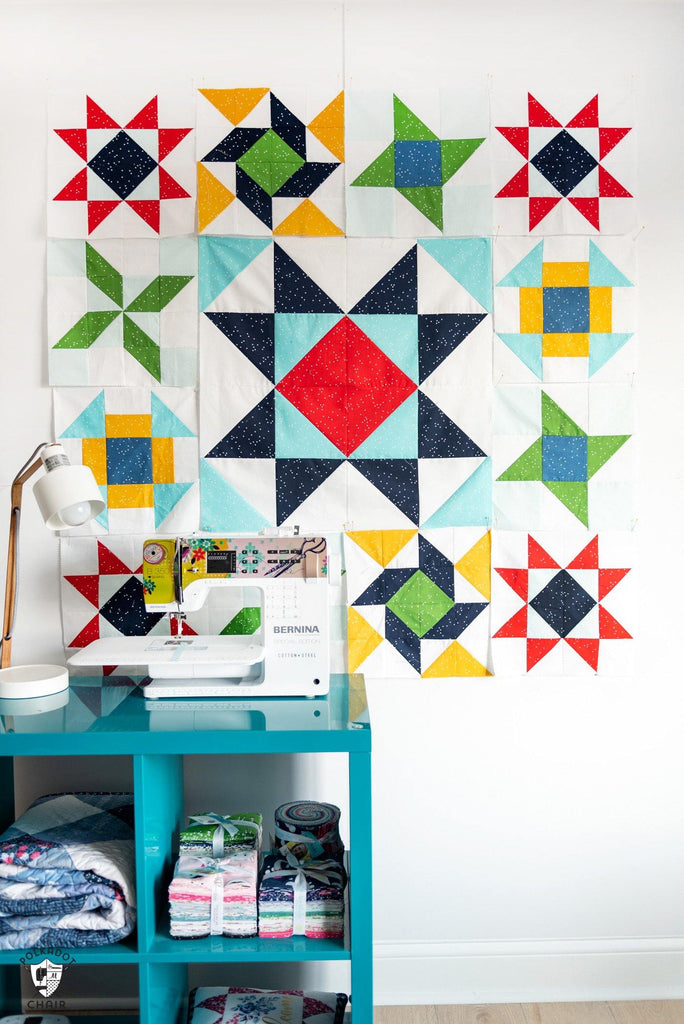 Just for Fun Quilt | Digital PDF Quilt Pattern - Polka Dot Chair Patterns by Melissa Mortenson
