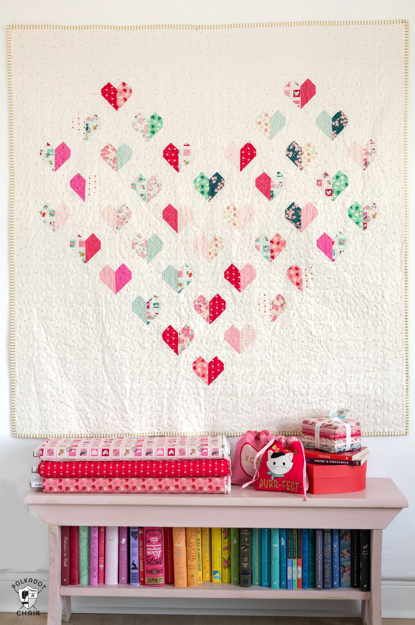 Heart of Hearts Quilt Pattern | Digital PDF Pattern