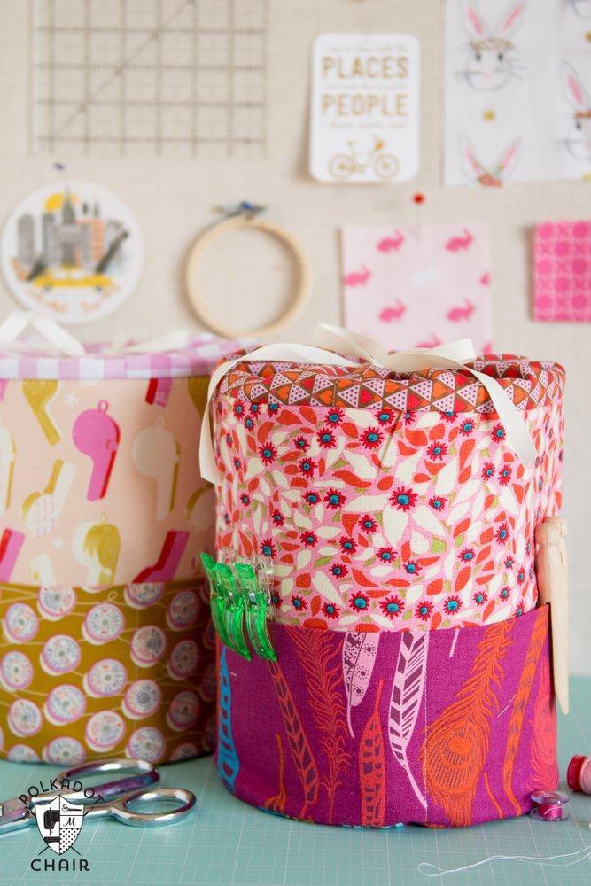 Padded Storage Bins | PRINTED PATTERN