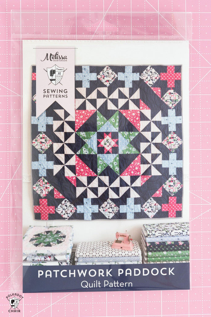 Patchwork Paddock Quilt | Printed Pattern - Polka Dot Chair Patterns by Melissa Mortenson