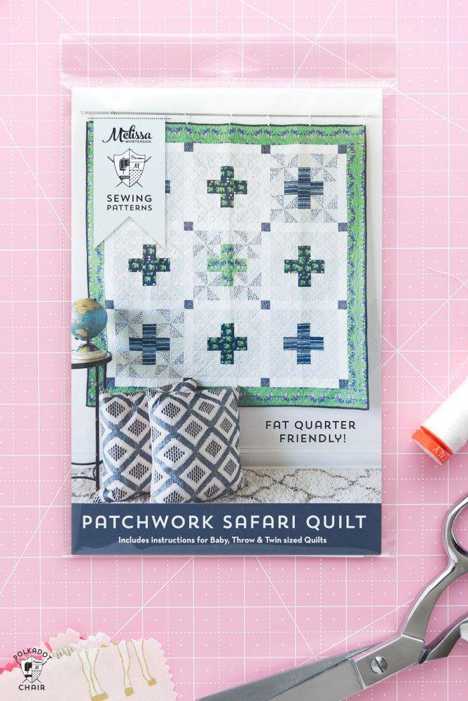 Patchwork Safari Quilt Pattern | Printed Pattern
