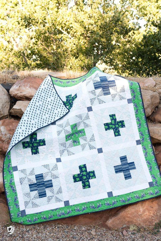 Patchwork Safari Quilt Pattern | Printed Pattern