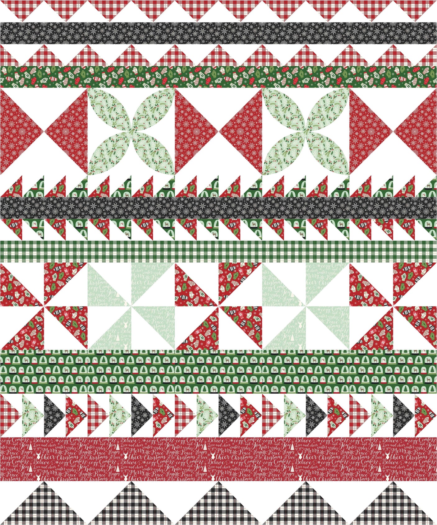 Seasonal Safari Quilt | Digital PDF Pattern - Polka Dot Chair Patterns by Melissa Mortenson