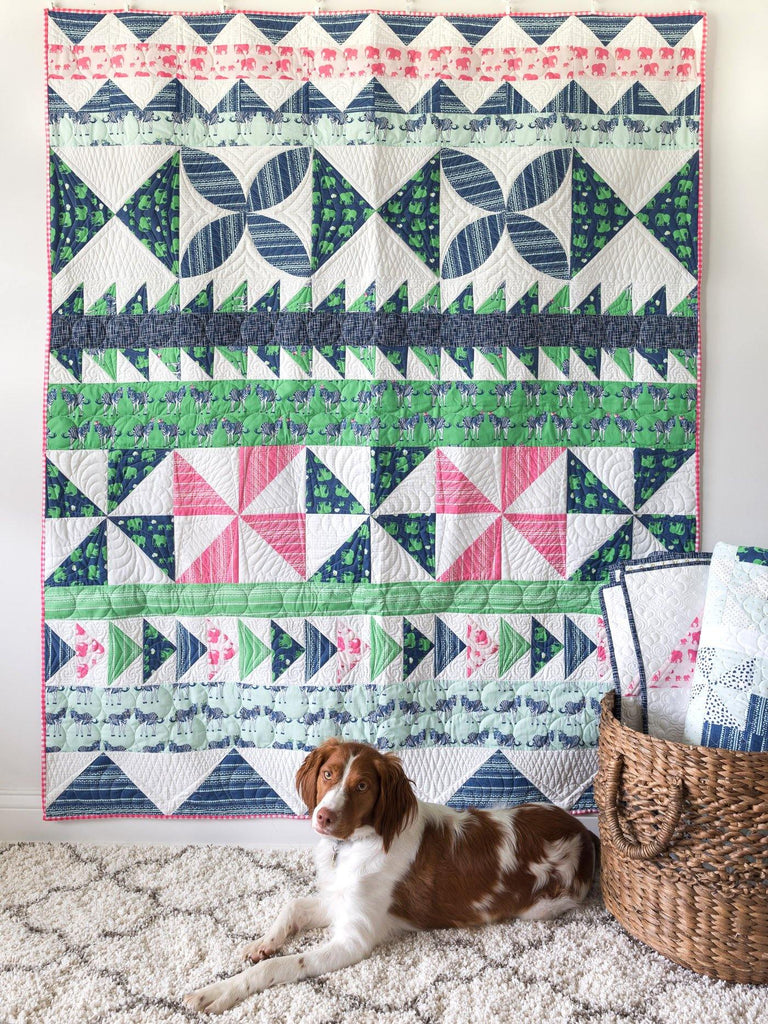 Seasonal Safari Quilt | Digital PDF Pattern - Polka Dot Chair Patterns by Melissa Mortenson