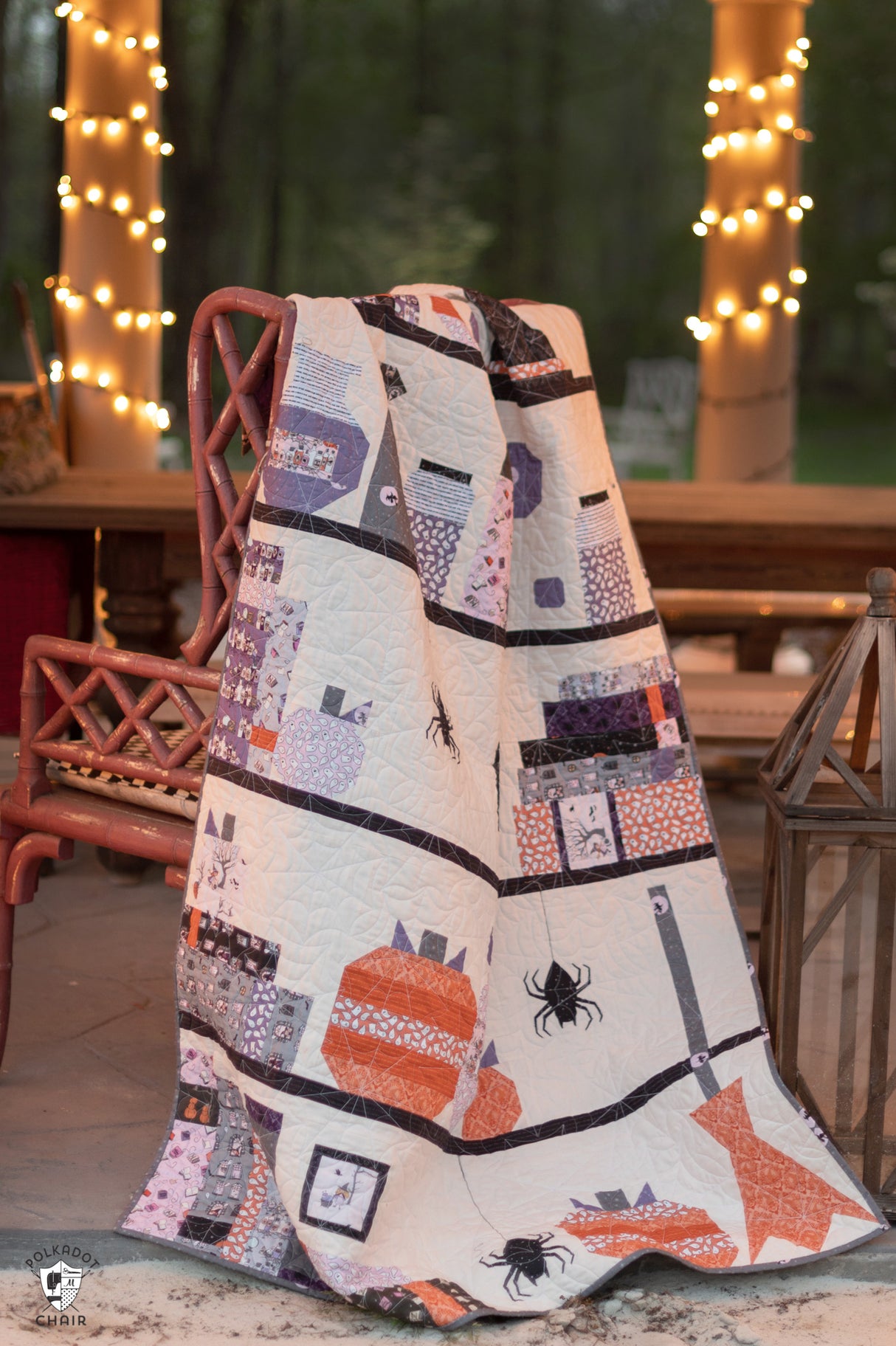 Spooky Shelfie Halloween Quilt Pattern | Printed Pattern