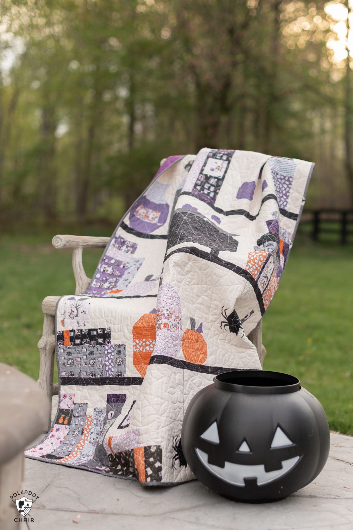 Spooky Shelfie Halloween Quilt Pattern | Printed Pattern