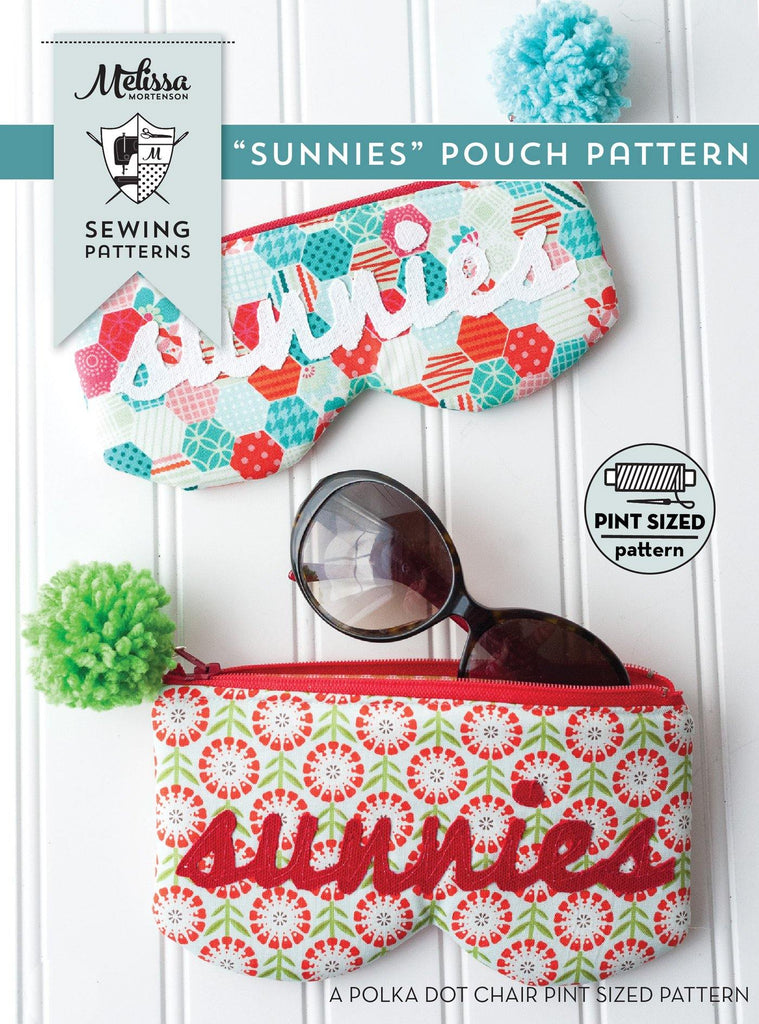 Sunnies Sunglasses Case Bag Sewing Pattern | Digital PDF Pattern. - Polka Dot Chair Patterns by Melissa Mortenson