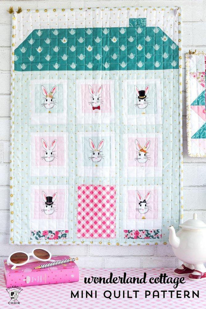 Wonderland Mini Quilts & Doll Quilt Bundle | Digital PDF Pattern