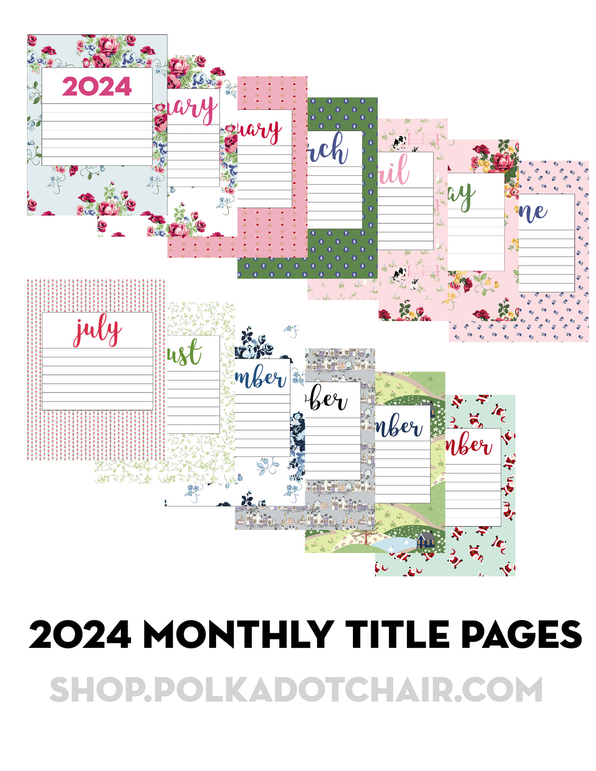 2024 Project Planner Printable | Digital PDF Product