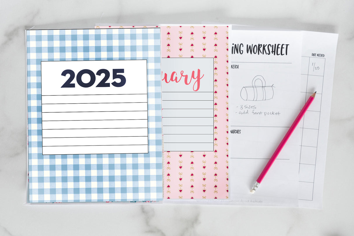 2025 Project Planner Printable | Digital PDF Product