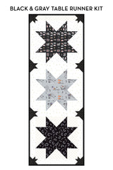 Bitty Bats and Stars Quilted Halloween Table Runner Kit
