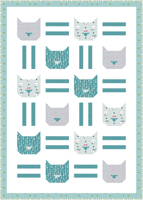 Cat Dash Quilt Pattern | Digital PDF Pattern