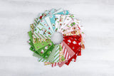 Claus & Co Fabric 2 1/2” Precut Roll; Rolie Polie