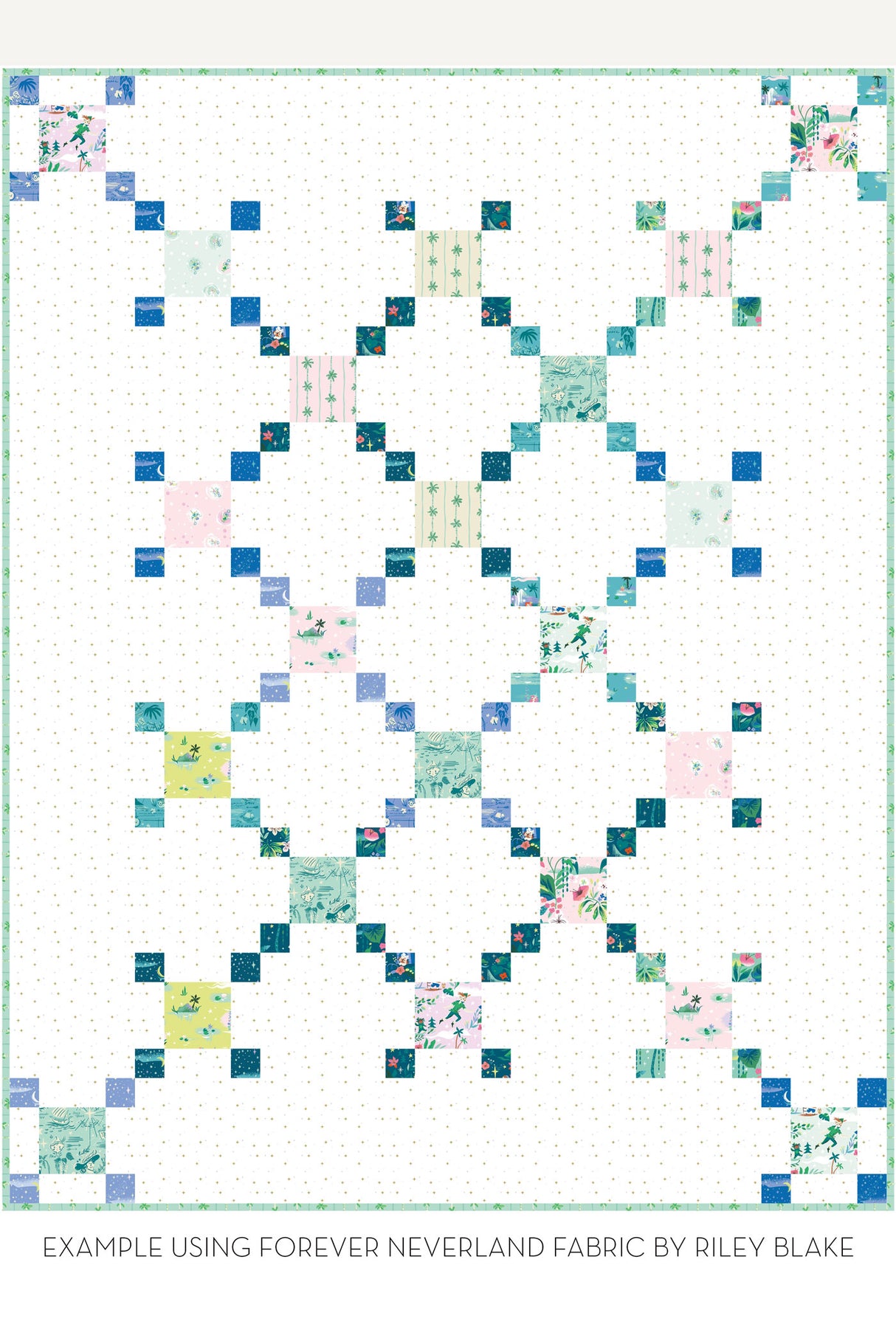 Blue Ribbon Shortcut Quilt Pattern | Digital PDF Quilt Pattern