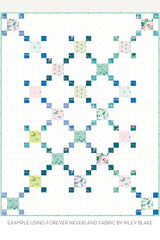 Blue Ribbon Shortcut Quilt Pattern | Digital PDF Quilt Pattern