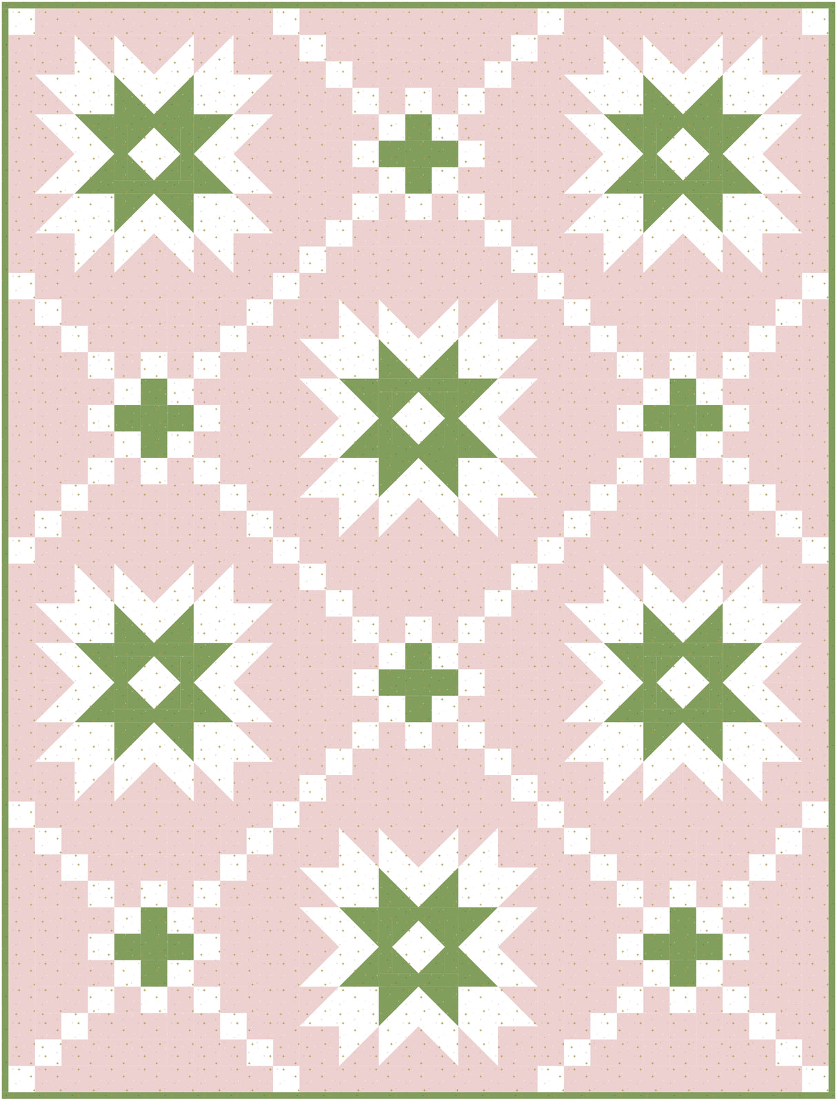 Arctic Sparkler Quilt Pattern | Digital PDF Quilt Pattern