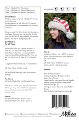 Snowbound Quilted Santa Hat Sewing Pattern; Package of 6 | Wholesale Only