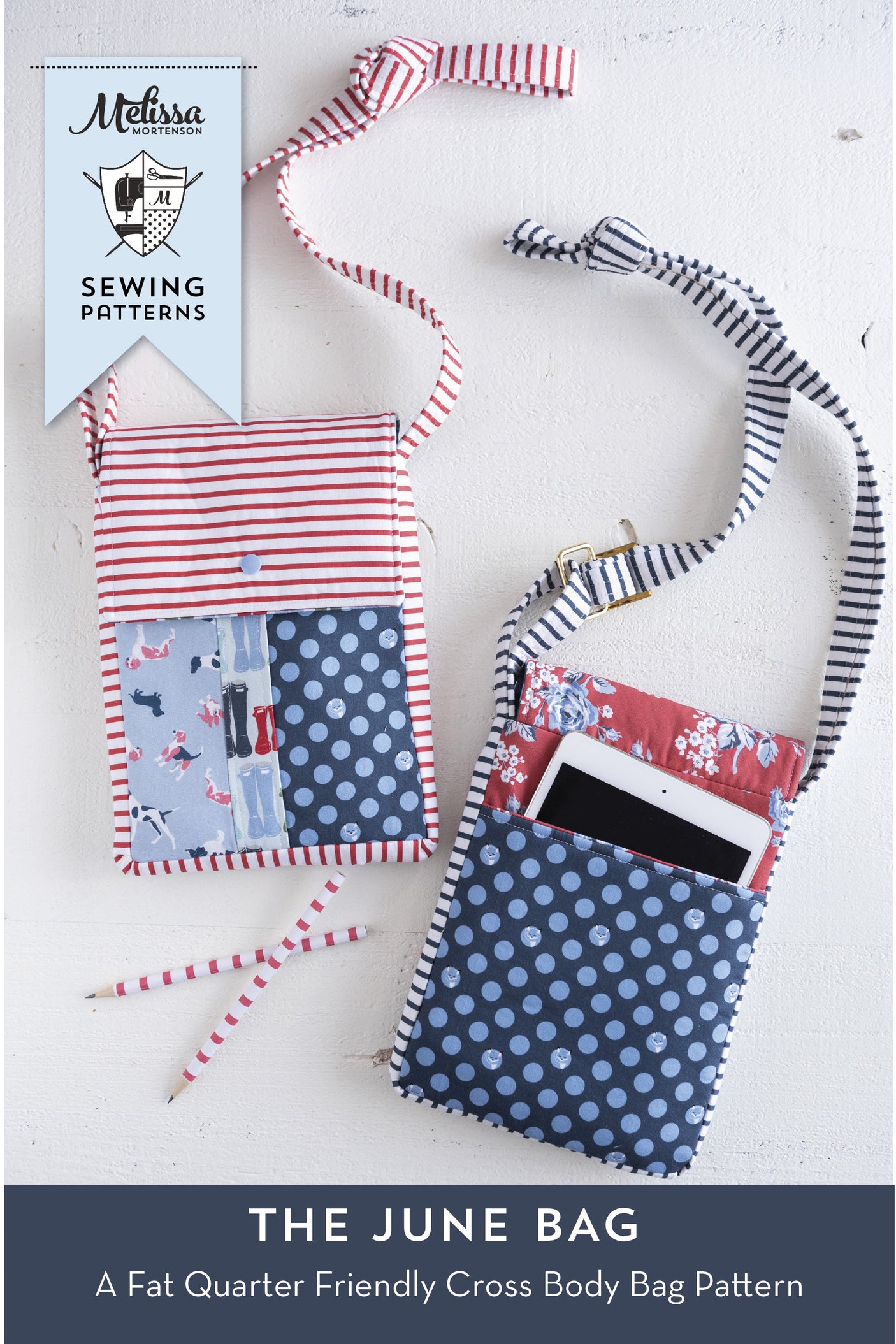June Bag, Mini Messenger Bag Sewing Pattern | Digital PDF Pattern