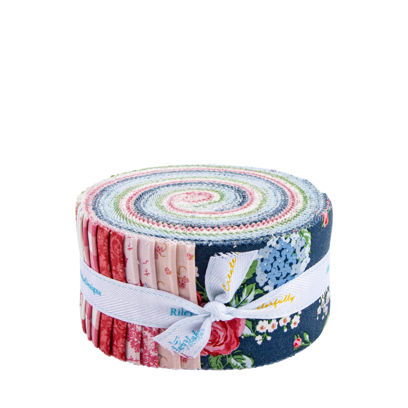 Bluegrass Charm Fabric 2 1/2" Precut Roll;  Rolie Polie